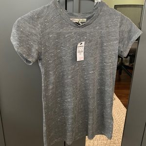 NWT EXPRESS marbled gray tshirt XXS